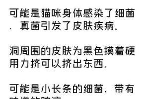 揭秘猫身上的致病细菌（了解猫身上的细菌，保护你和你的猫）