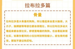 拉布拉多犬的饮食需求与注意事项（满足拉布拉多犬健康需求的关键是科学饮食管理）