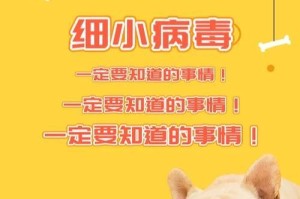 犬细小传染性高，死亡率达80%！（关注犬细小疫情，提高防控意识）